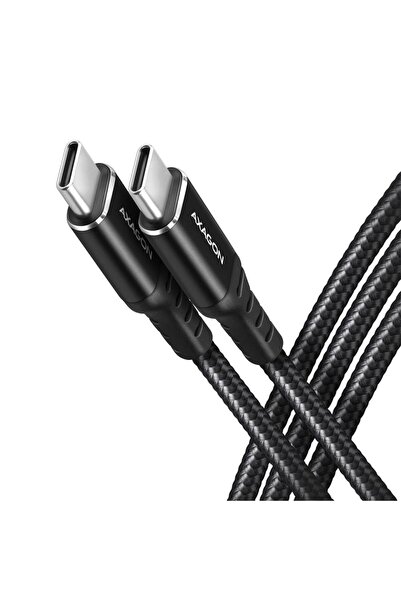 Axagon Cablu de date HQ USB-C la USB-C, 3A, 100 cm, Negru
