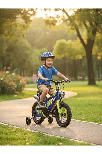 OEM Bicicletă Cu Pedale Pentru Copii, Varsta Recomandata 7-10 Ani, Roti 20 Inch, Roti Ajutatoare, Suport Si Sticlă Pentru Apă, Far luminos, Frane Fata–Spate, Aparatori De Lant