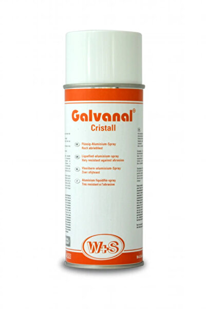 WS -Galvanal® Cristall – Alüminyum Sprey Boya (parlak gümüş ) (400°C Isıya Da...