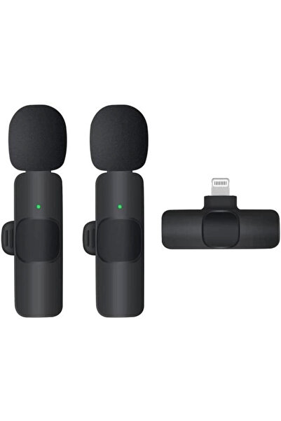 ARMÜZ K9 Wireless Lavalier Microphone Lightning 2 Mini Microphone Youtube Tik...