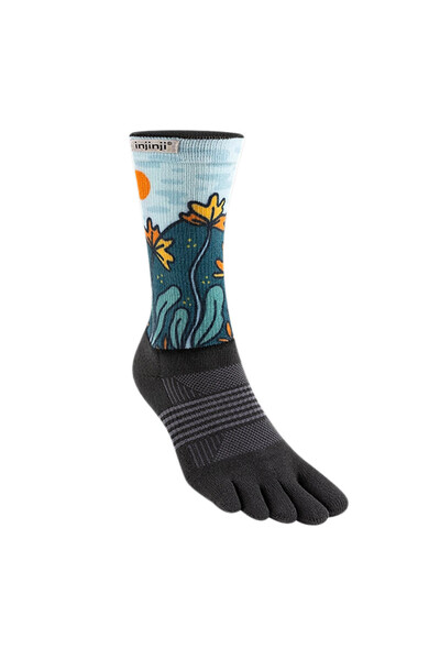 injinji جوارب نسائية متوسطة الوزن من نوع COOLMAX - مقاس XS/S - بوبي