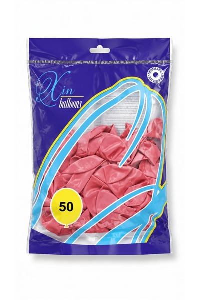 TOHFA Pink Latex Balloons for Parties - 50 Pieces 3 Bags