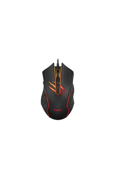 Havit Mouse de gaming GAMENOTE MS1027, iluminare LED, USB, 3600 DPI, negru