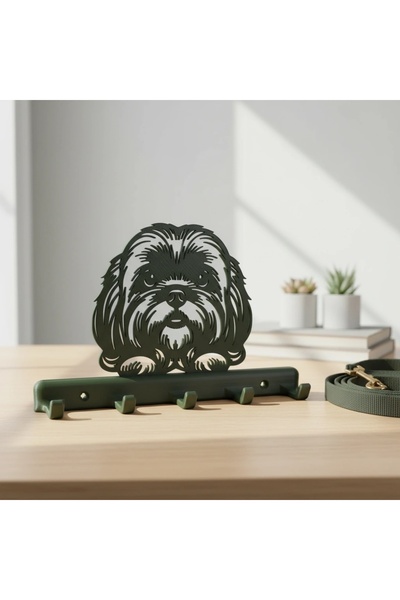 OEM Suport Organizator Chei și Lesă Câine Shih Tzu Decorativ Perete