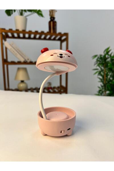 FAVORA Ayıcık Masa Üstü Çocuk Lambası - Pembe