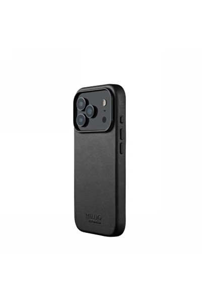Mujjo Δερμάτινη Θήκη MagSafe για iPhone 17 Pro Max - Μαύρο