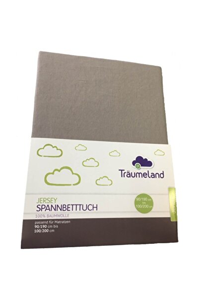 Traeumeland Cearșaf cu elastic din jerseu, antracit, 90 x 200 cm