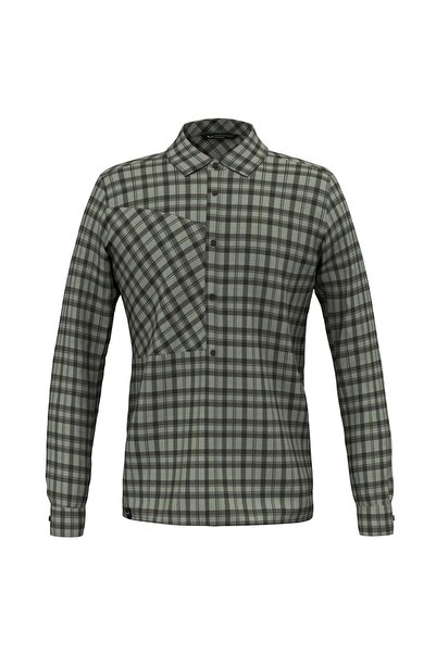 Salewa Cămașă de trekking pentru bărbați Fanes Flannel 5 Polarlite-Verde desc...