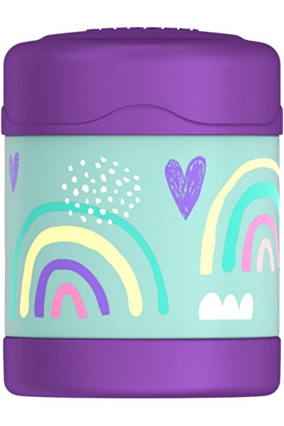 Thermos Fountainer F30024RA Insulated Stainless Steel Food Jar, Rainbow Desig...