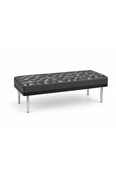 Diez DİEZMAISON GRID BENCH – Premium PU Deri Örgü Tasarım Bench 120 cm