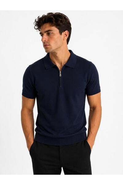 ModaYaren Stylish Polo Collar with Zipper