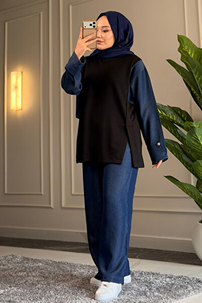Suede Style 6448 - Set casual elegant și confortabil din țesătură tricotată m...