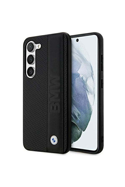 BMW BMHCS23M22RDPK Samsung Galaxy S23+ Plus carcasă rigidă neagră cu textură ...