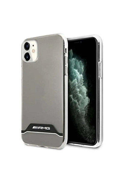 MERCEDES Husă AMG Electroplate Negru&Alb pentru iPhone 11, XR 6.1 " - transpa...
