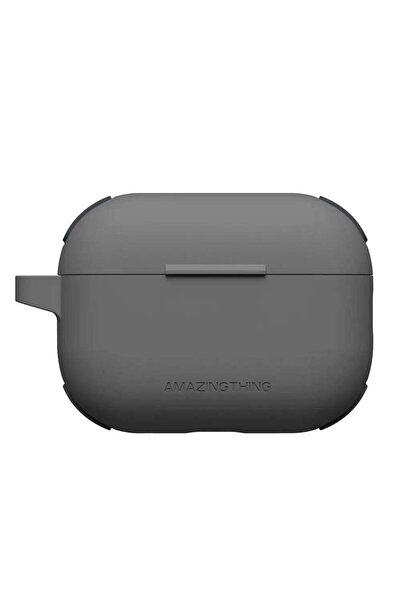 Amazingthing Husă de silicon Omni Case pentru AirPods Pro 2 - negru