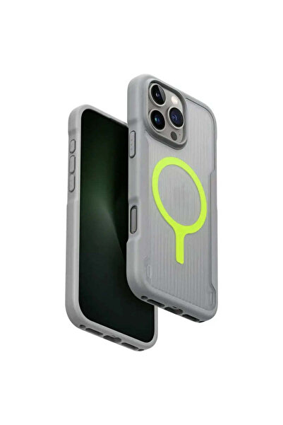 uniq Carcasă de încărcare Combat Active Magclick pentru iPhone 16 Pro Max - gri