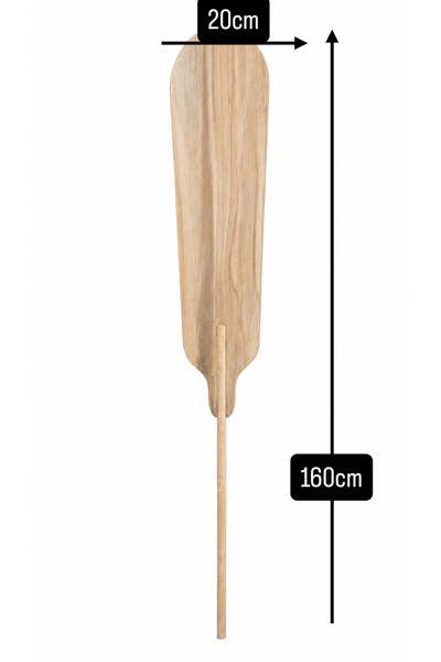 Balkar Ticaret 160 cm Ahşap Fırın Küreği 20 cm Enli Pizza Pide Lahmacun Ekmek...