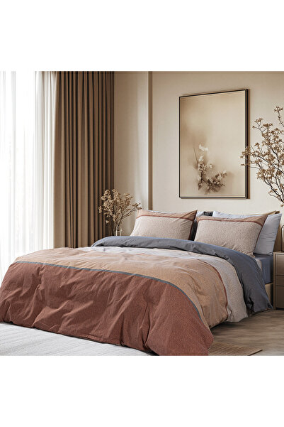 Beauty Home Σετ Πάπλωμα μονό Moments Αrt 12565 160x230 Καφέ,Ανθρακί