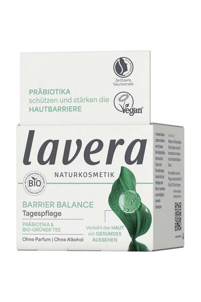 Lavera Crema de zi echilibranta Barrier Balance cu probiotice si cea verde bio -