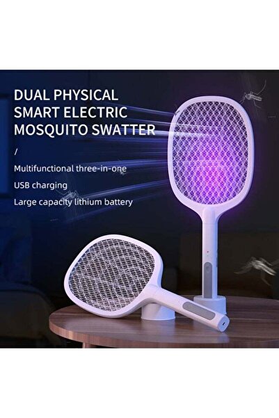 YoYoTech مضرب ذباب كهربائي، 240 فولت، قابل لإعادة الشحن عبر USB، جهاز قتل الح...