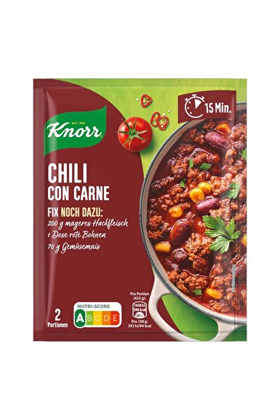 Knorr Σου Φιξ Μπαχαρικά για Τσίλι κον Κάρνε, 2 Μερίδες, 33γρ
