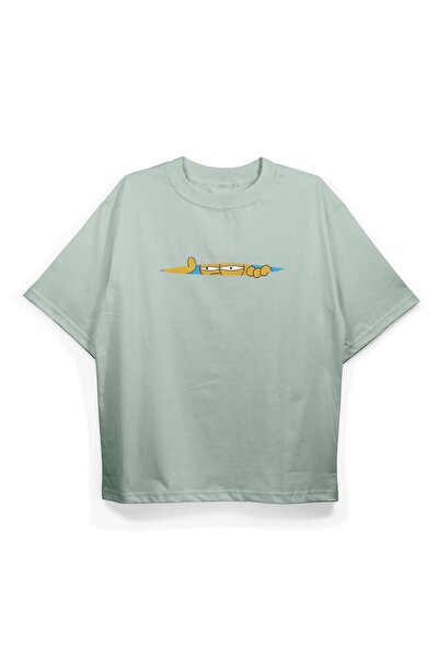 FO4RBS T2040 Μπλουζάκι Oversize με στάμπα Simp