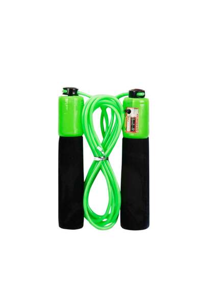 Rising Sports Coarda de sarit cu numarator, Rising Sports, 2,75 m, Verde