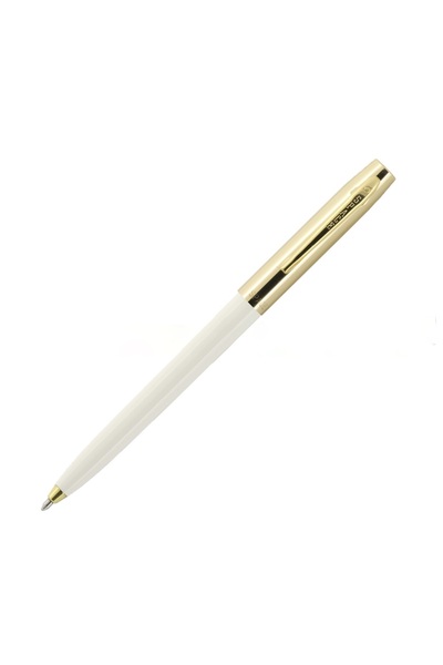 Fisher Space Pen Κάπ-Ο-Μάτικ Ορειχάλκινο καπάκι Λευκός σωλήνας 775G-W σε συσκ...