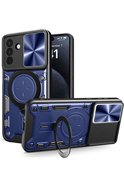 Techsuit Camguard Pro Πίσω Κάλυμμα Μεταλλικό Μπλε (Samsung Galaxy A56 5G - Te...