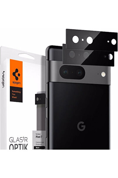 Spigen OPTIK Προστασία Κάμερας από Σκληρυμένο Γυαλί Μαύρο για το Google Pixel...