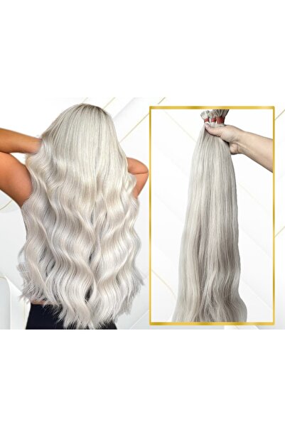 Oskar Shop Keratin Russian Hair Extensions Ice Blond