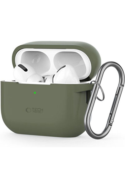Tech-Protect Θήκη Σιλικόνης με Γάντζο Λαδί για Apple AirPods Pro 2