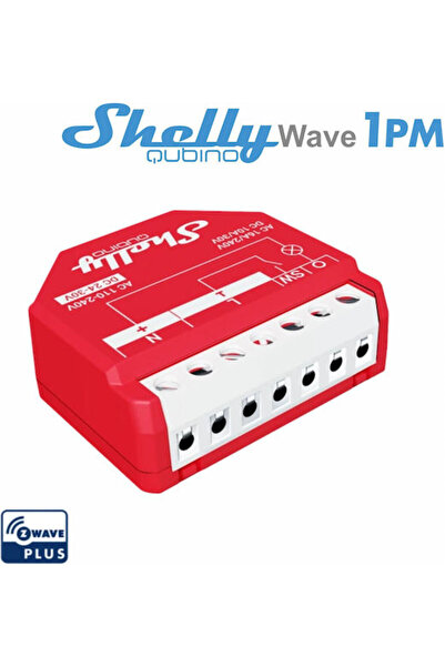 Shelly Qubino Wi-Fi Z-Wave RF 1 Κανάλι Έξυπνος Διακόπτης 16Α Κωδικός: SHELLY_...