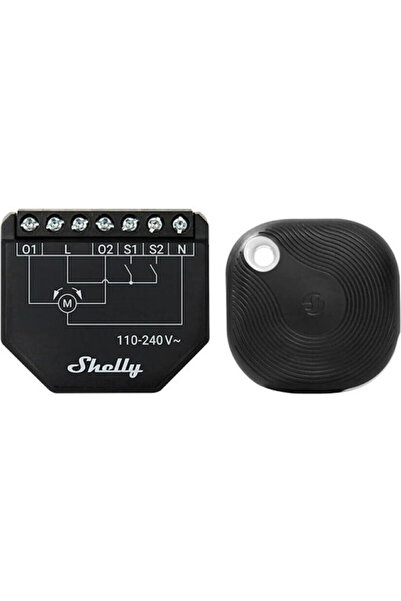 Shelly Κλείστρο + Κουμπί BLU Tough1 Έξυπνος Ενδιάμεσος Διακόπτης Wi-Fi Blueto...