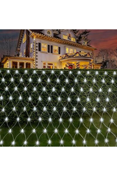 OEM Plasă Luminoasă LED pentru Grădină cu 192 de Diode 8 Moduri Impermeabilă ...