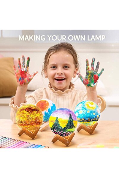 OEM Творчески 3D LED комплект за рисуване на Луна, Направи си сам нощна лампа...