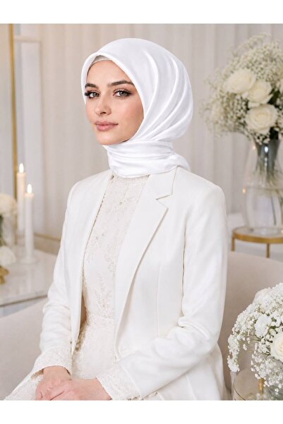 minelesarp وشاح كريستال بلون واحد. مضاد للانزلاق ومقاوم للتجعد. (أزرق داكن، أ...