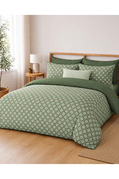 Newsevinç Ev Tekstili Ethnic Patterned Double 200 X 240 Duvet Cover Set with ...