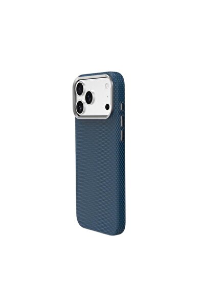 Piili ıPhone 17 Pro Kevlar Serisi Magsafe Telefon Kılıfı - Lacivert