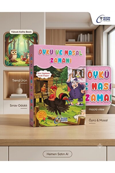 Kapadokya Yayınları ÖYKÜ VE MASAL ZAMANI 8 KİTAP KUTULU SET SINAV UYGULAMALI ...