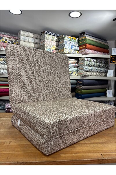 SOWSO Premium 3E Katlanır Minder 80x180x10 cm | Gri Sert Sünger | VİCO Döşeme...