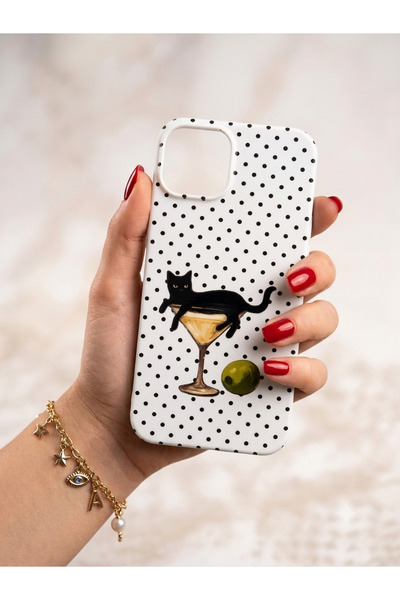 lirius.co İphone 12/12Pro Uyumlu Silikon Içi Kadife Lansman Desenli Telefon K...