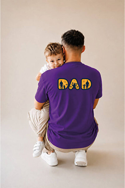 genosha هدية عيد الأب، مجموعة الأب والطفل، تي شيرت كبير الحجم مصنوع من القطن ...
