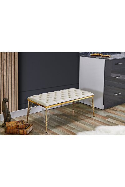 Vivense MELİSA KAPİTONELİ BENCH, METAL AYAK