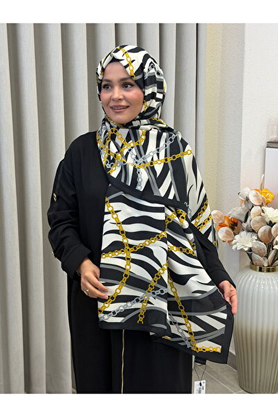 Sisley شال فسكوزي فلوش إليسا 75×190 كريمي