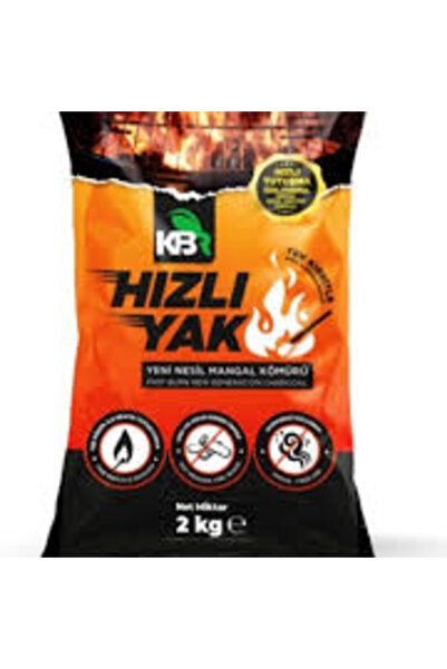 KBR HIZLI YAK MANGAL KÖMÜRÜ 2 KG
