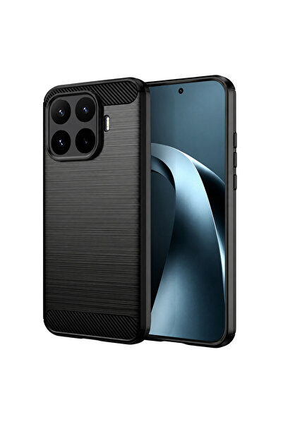 CLICK Husa pentru Xiaomi 17T Pro, Carbon Silicone, protectie antisoc