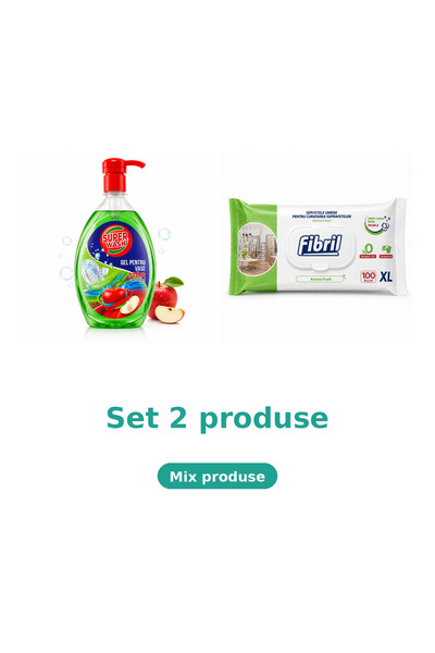 Fibril Bucatarie, Set 2 Produse: Mar, Xl Green