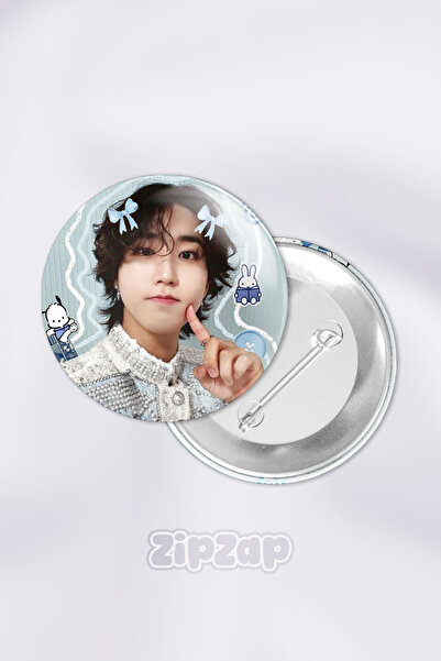 ZipZap Han Stray Kids KPOP Çanta Süsü Rozet İğneli Buton Rozet Seti (1 ADET)