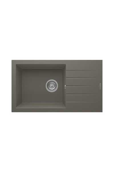 RealStone Assos 76 Xl P010 Granit Evye 760x435 mm Tek Göz Damlalıklı Mutfak E...